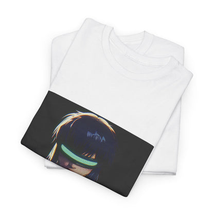 Cybernetic Major Motoko Kusanagi Glitch Art Tee