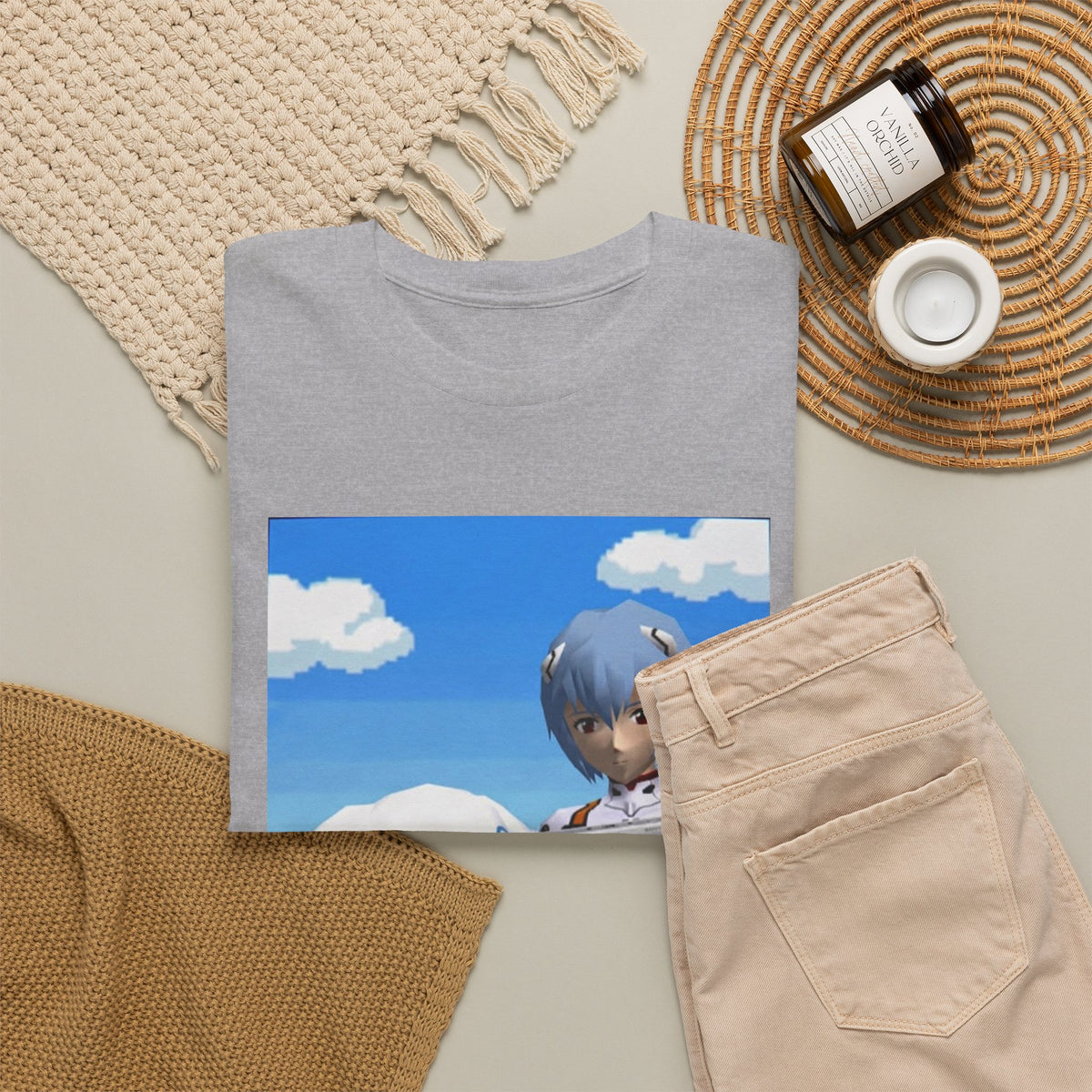 Rei Ayanami And Cinnamoroll Gaming PSP (Design 1)