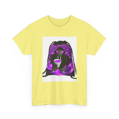 Spider-Hoodie Character Sipping Purple Drank Tee