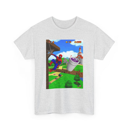 Spiderman Swinging With A Lean Cup Tee