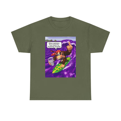 Donkey Kong Surfing Purple Wave Middle Finger