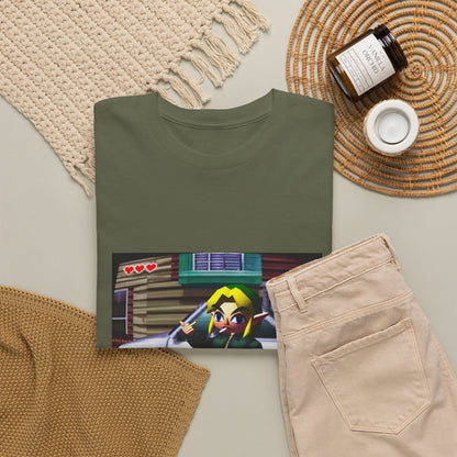 Link Smoking And Flipping The Bird Tee