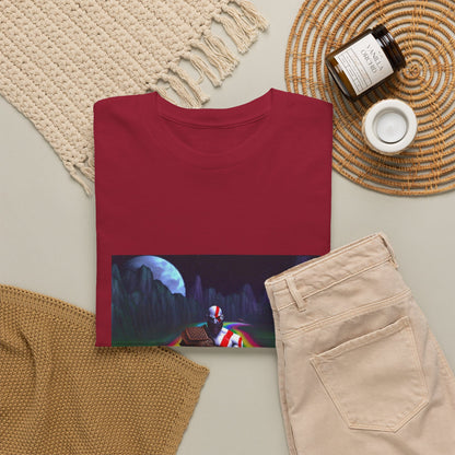 Kratos Drifting The Rainbow Road Tee