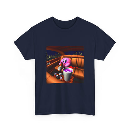 Kirby Sipping Lean In The Car Tee