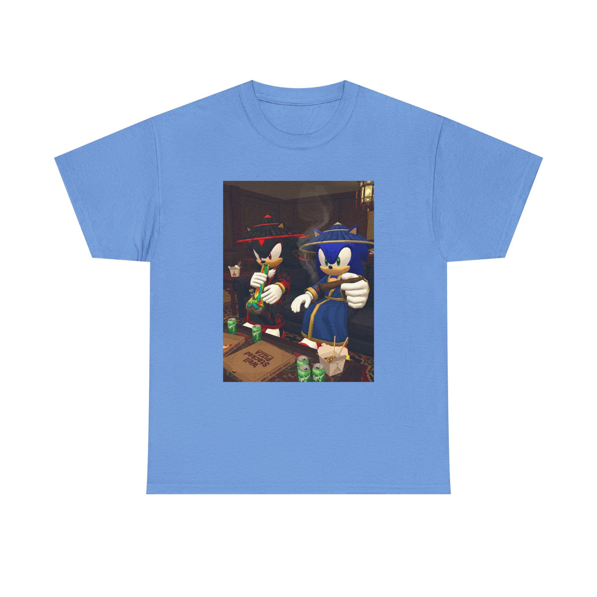 Shadow and Sonic Smoking Chill Tee