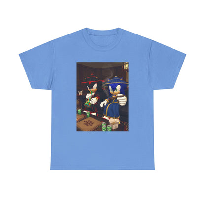 Shadow and Sonic Smoking Chill Tee