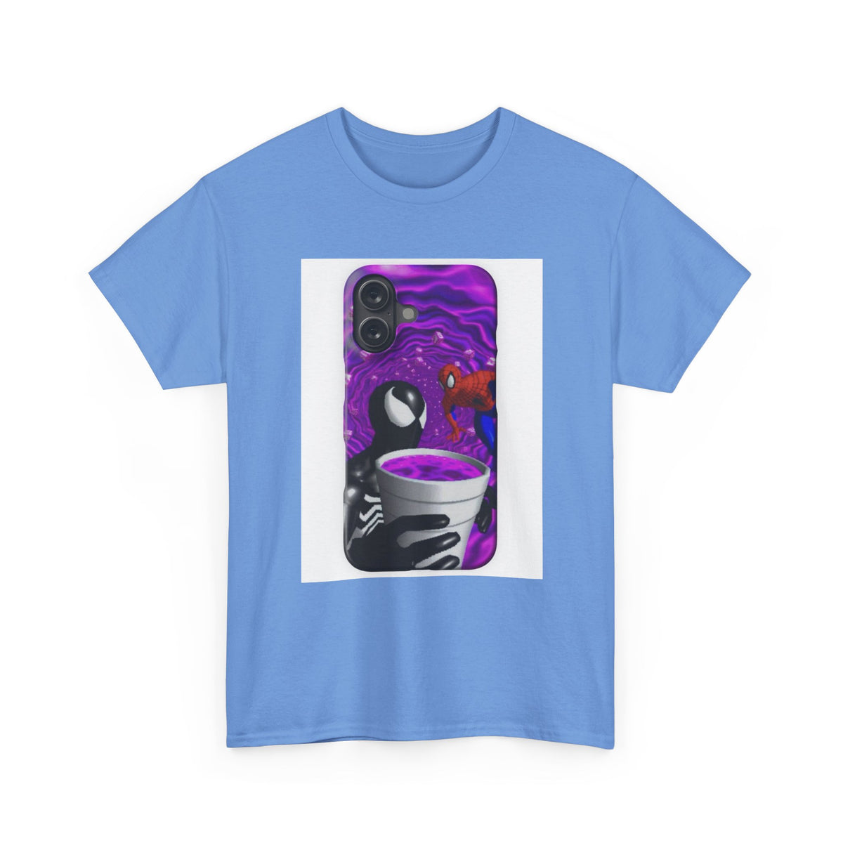 Venom & Spider-Man In A Purple Vortex