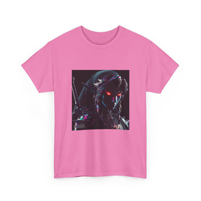 Chrome Dark Elf With Glowing Eyes Tee