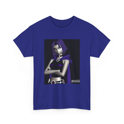Pixelated Raven Standing Arms Crossed Tee