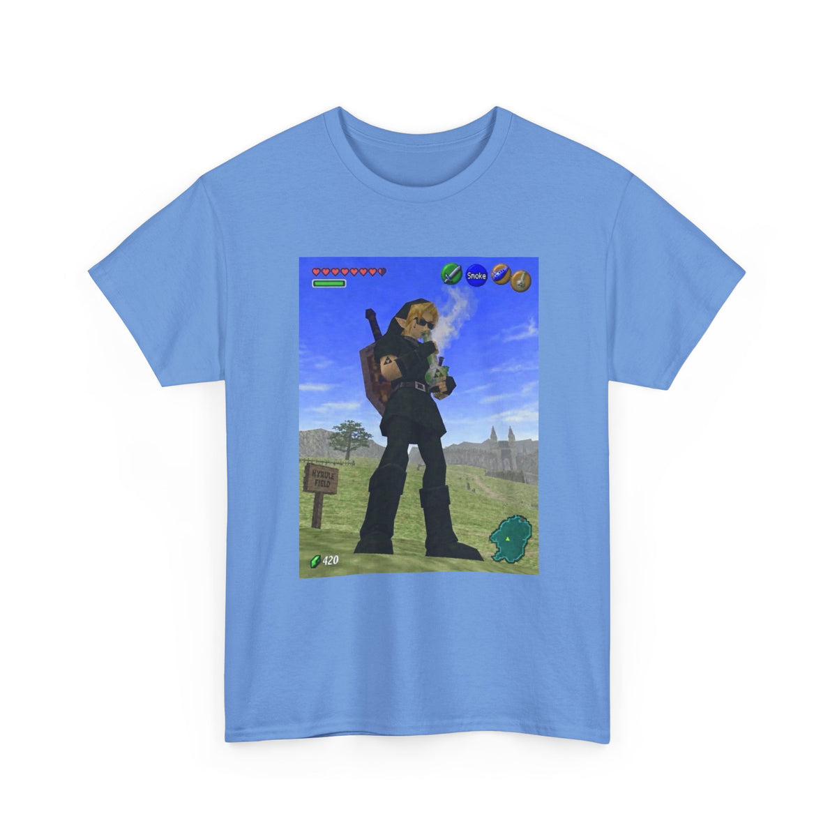 Dark Link Hitting The Bong Tee
