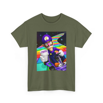 Waluigi Karting With Purple Drank Tee