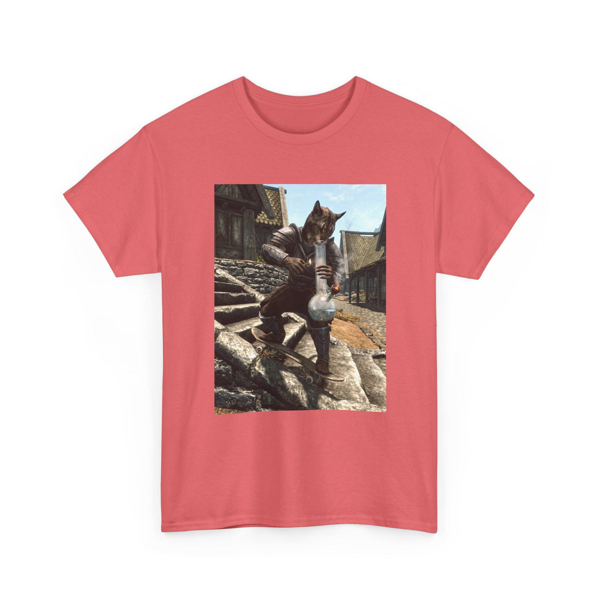 Neon Haze Horizon Graphic Tee