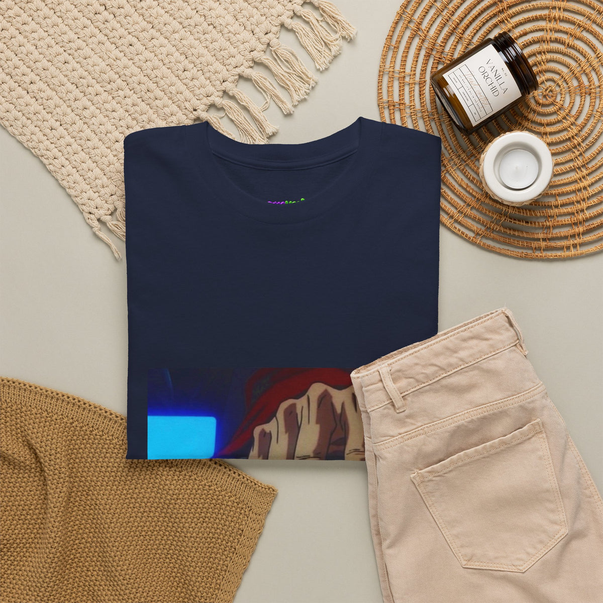 Wave Angel Listening To Beats Tee
