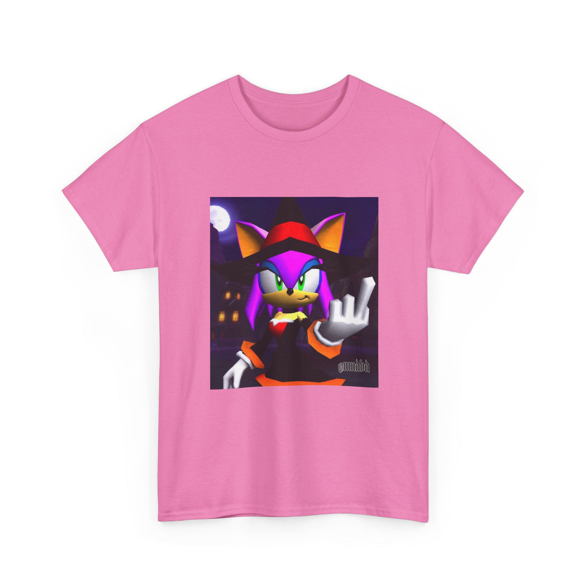 Witchy Sonic Character Giving Middle Finger
