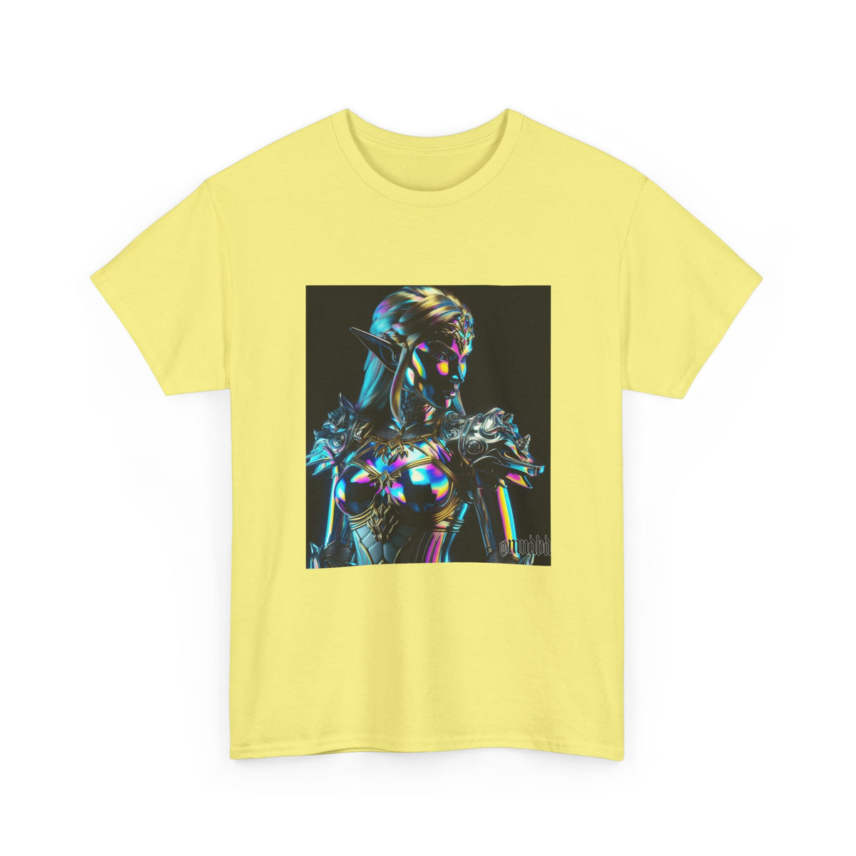 Holographic Elf Princess Chrome Armor Tee