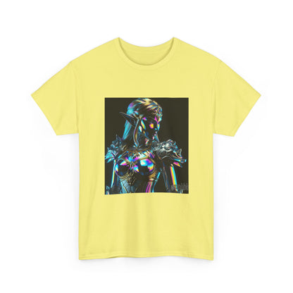 Holographic Elf Princess Chrome Armor Tee