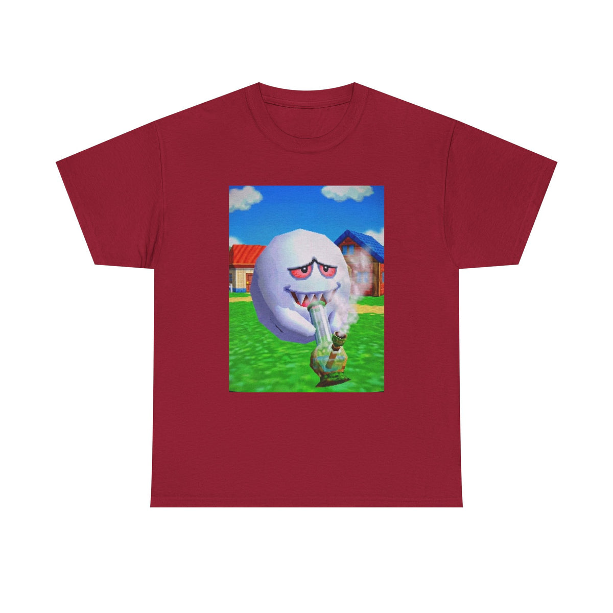Boo Ghost Taking A Bong Rip Tee