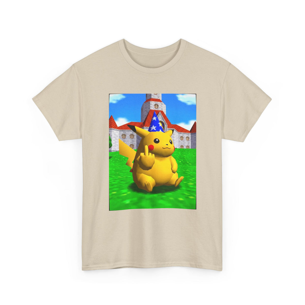 Salty Pikachu Giving The Middle Finger Tee