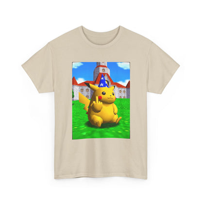 Salty Pikachu Giving The Middle Finger Tee