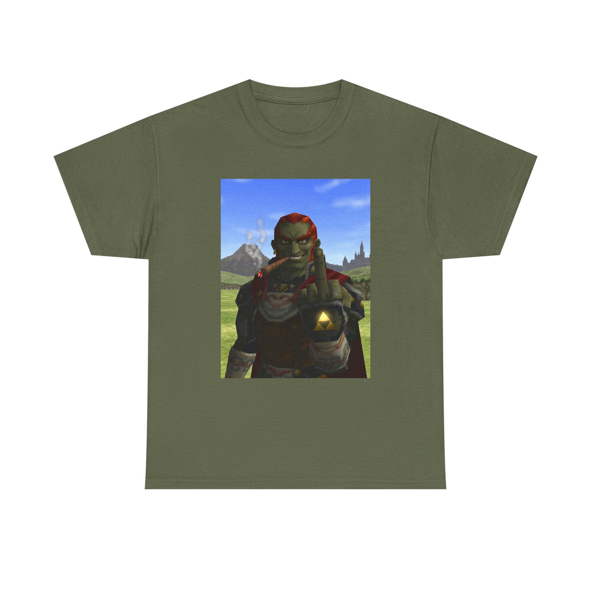 Ganondorf Smoking, Flipping Bird Tee