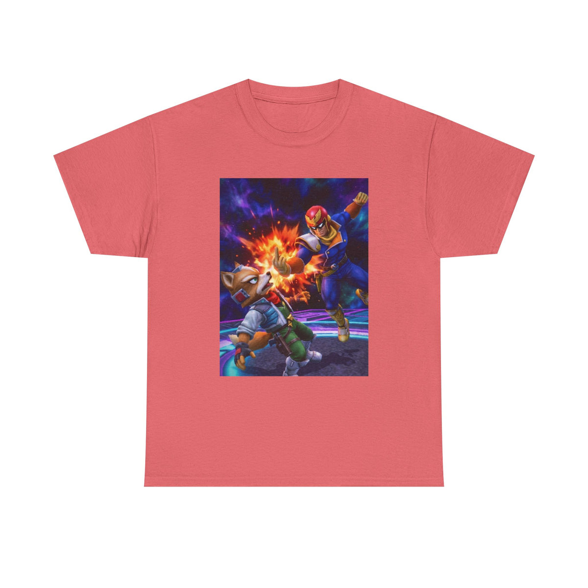 Falcon Punch Fox Flipping The Bird Tee