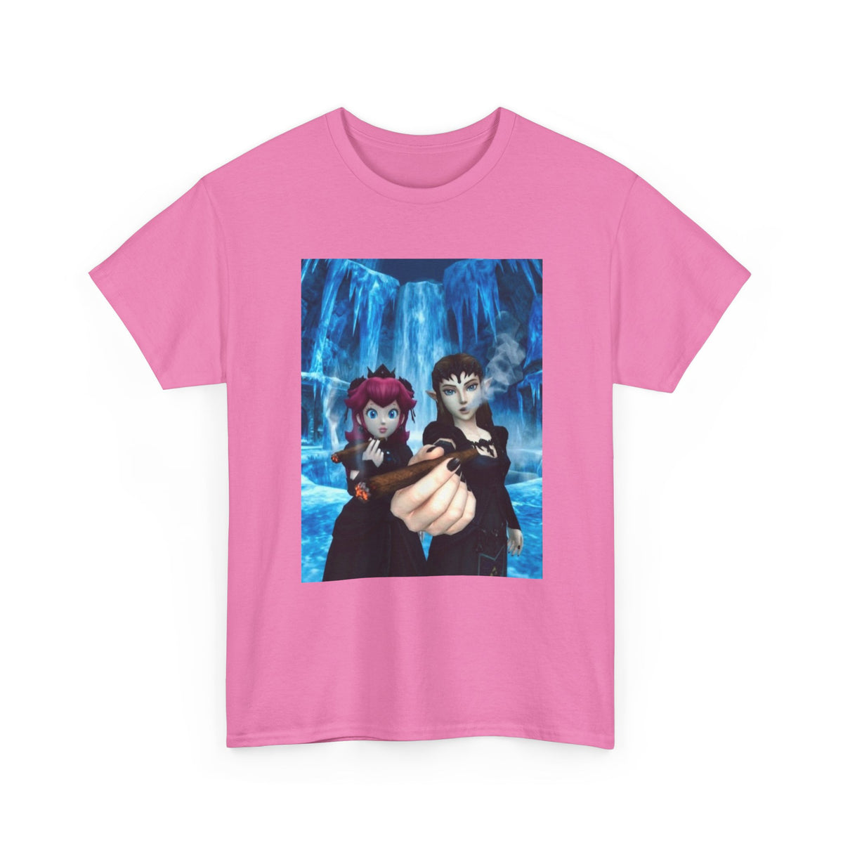 Dark Peach And Elf Smoking Blunts