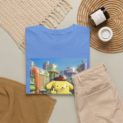 Pompompurin Flipping Bird Skate Park Tee