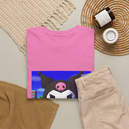 Kuromi Flipping The Bird In Animal Crossing