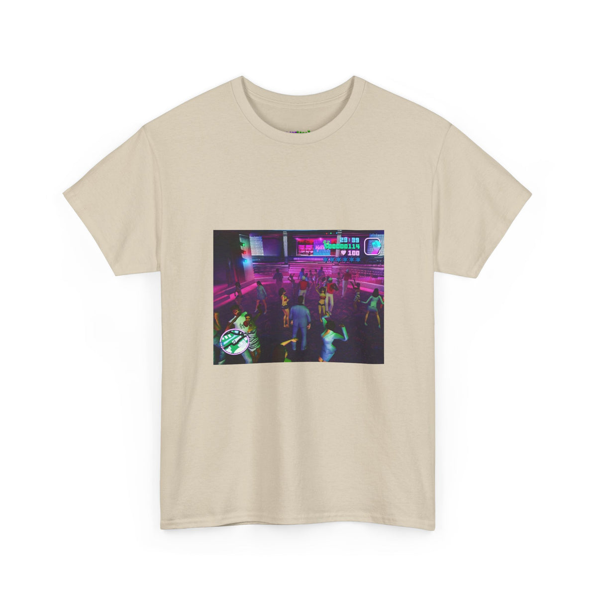 Neon Ember Flow Graphic Tee