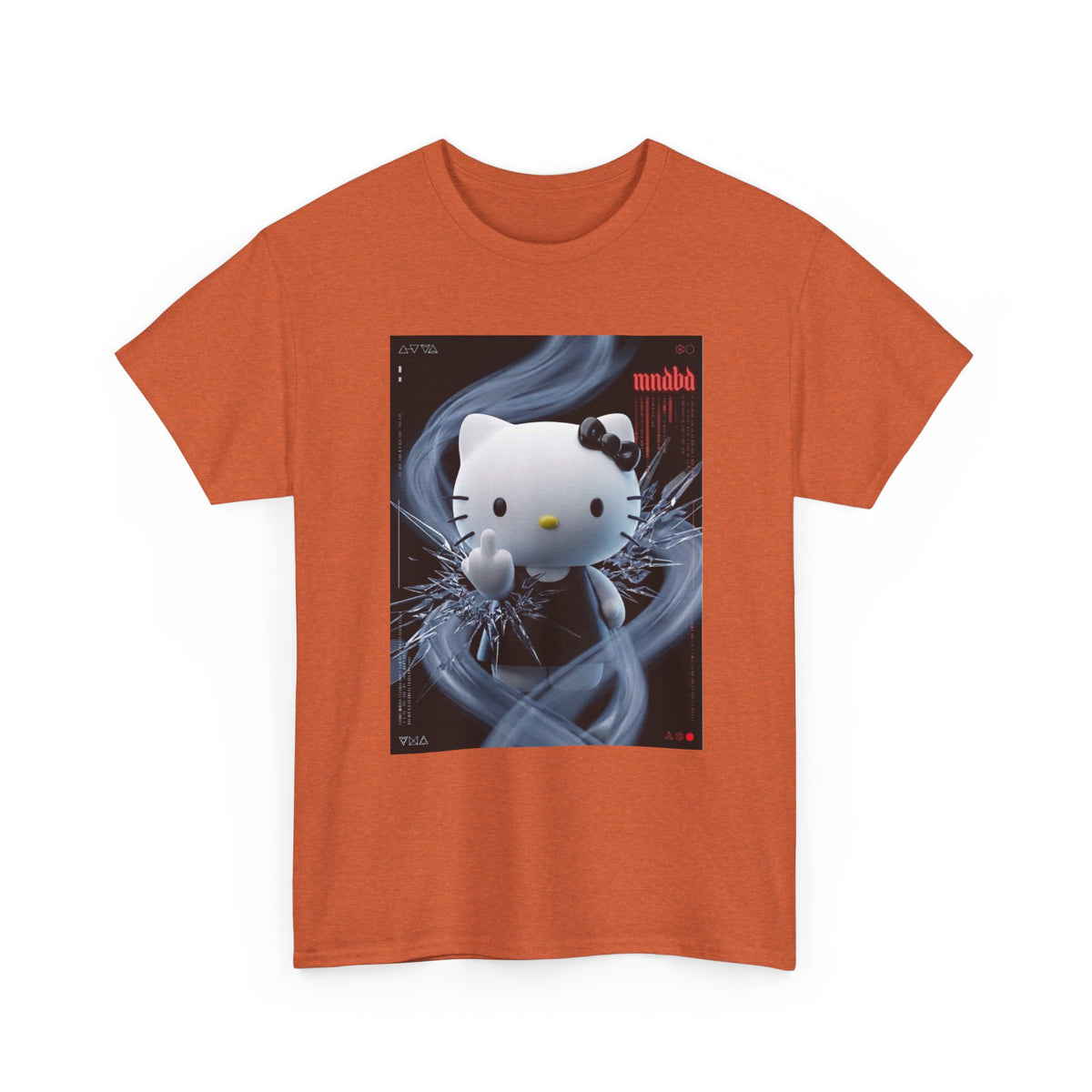 Edgy Hello Kitty Giving Middle Finger Tee