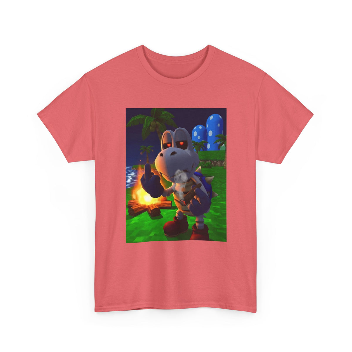 Dry Bones Giving The Finger Smoking Cigar Tee