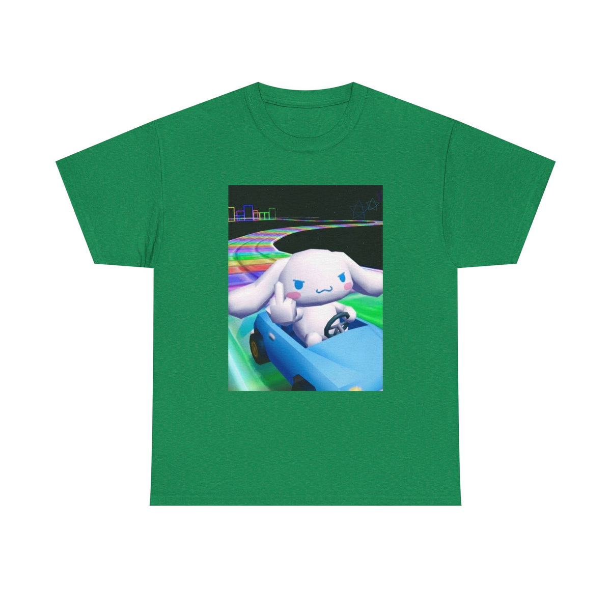 Cinnamoroll Kart Race Middle Finger Tee