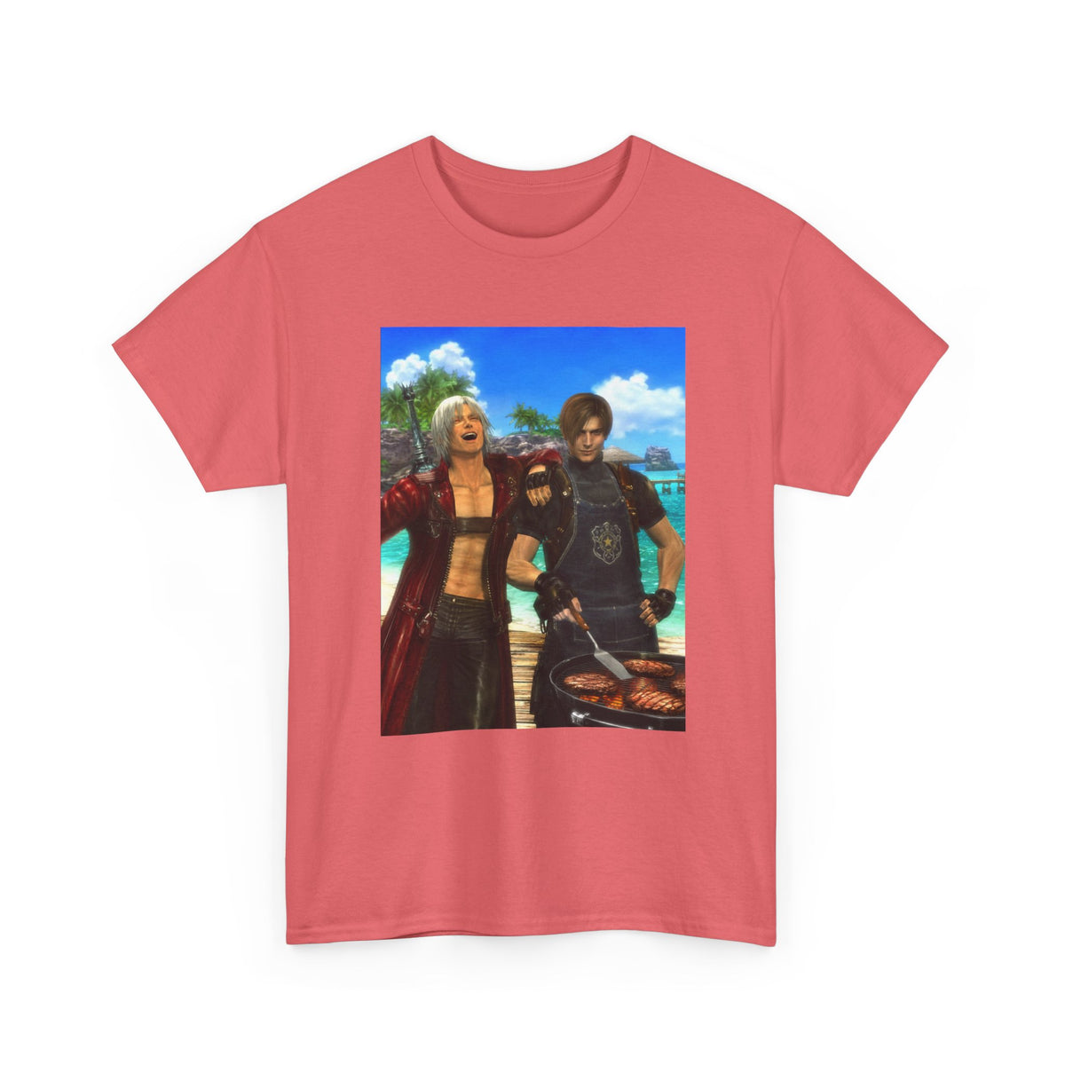 Dante and Leon Grilling Island Burgers Tee