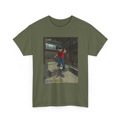 Rebellious Skater Flips Off Warehouse Scene