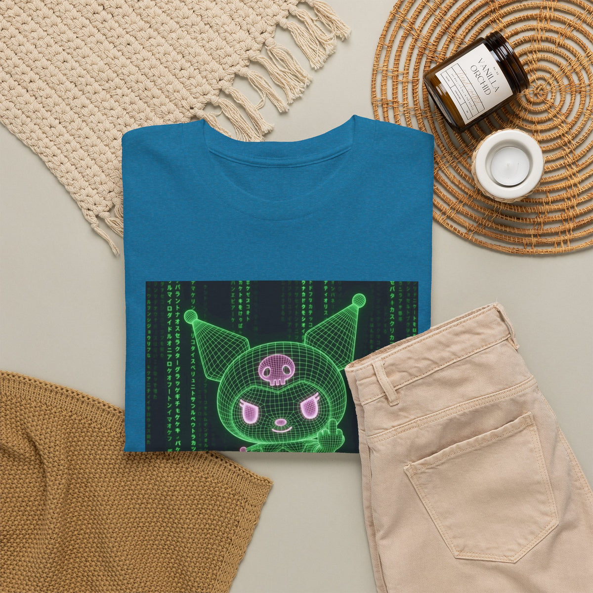 Cyberpunk Kuromi Skater Matrix Tee