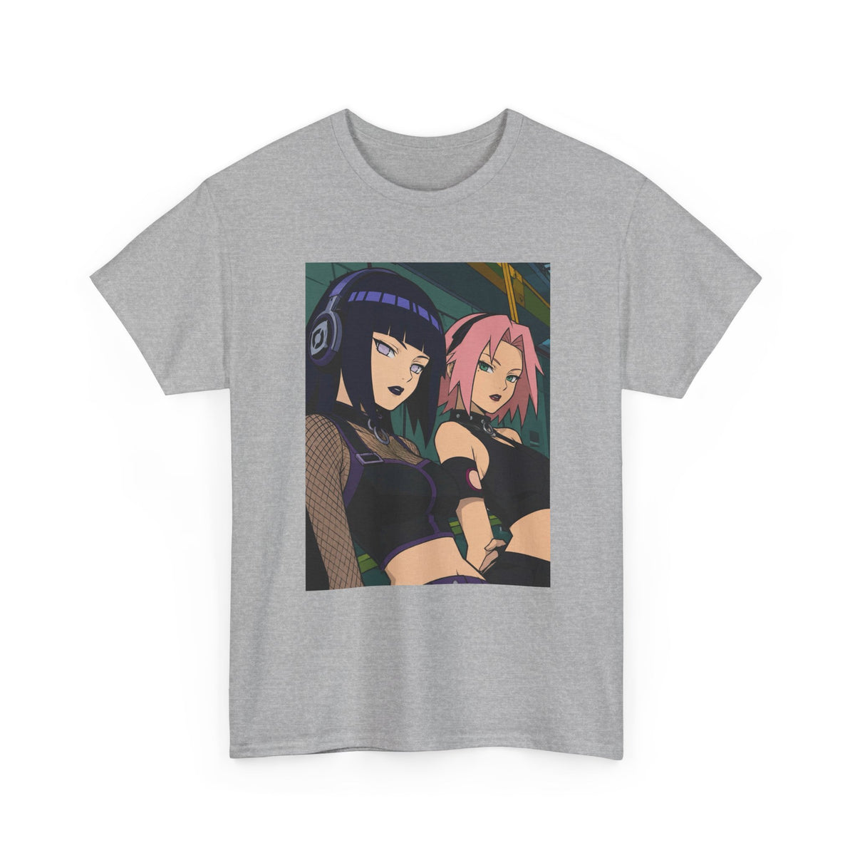Goth Hinata and Sakura Anime Duo