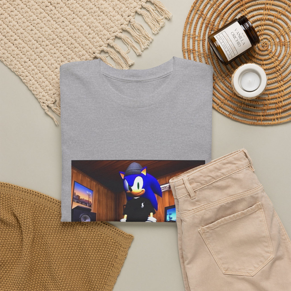Gamer Sonic Dressed To Chill