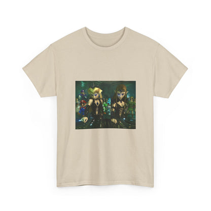 Princess Peach and Zelda DJing with Friends Tee