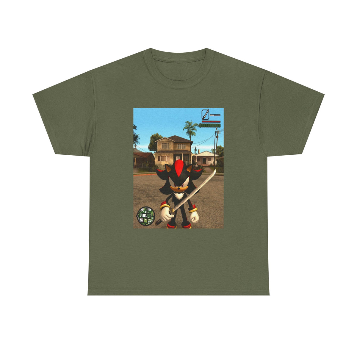 Shadow The Hedgehog Wielding Katana In San Andreas