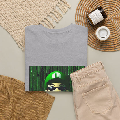 Matrix Luigi Smoking In The Glitch