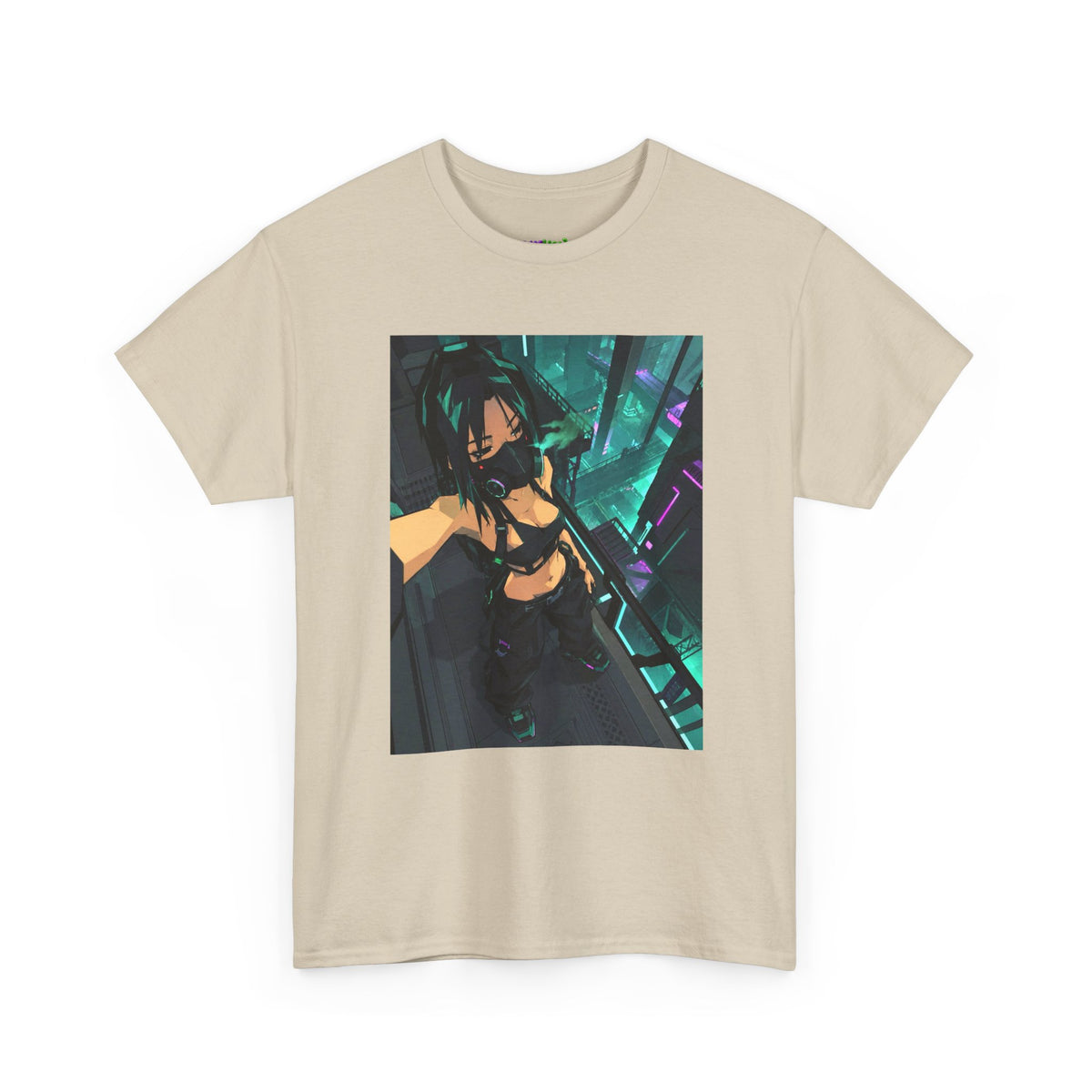 Midnight Ember Leaf Graphic Tee