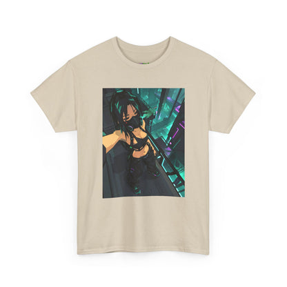 Midnight Ember Leaf Graphic Tee