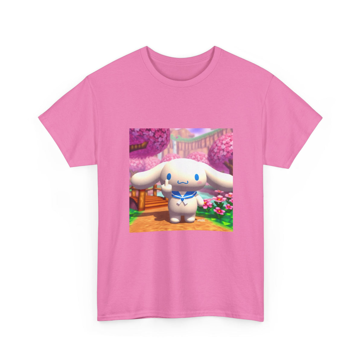 Cinnamoroll Showing The Middle Finger Tee