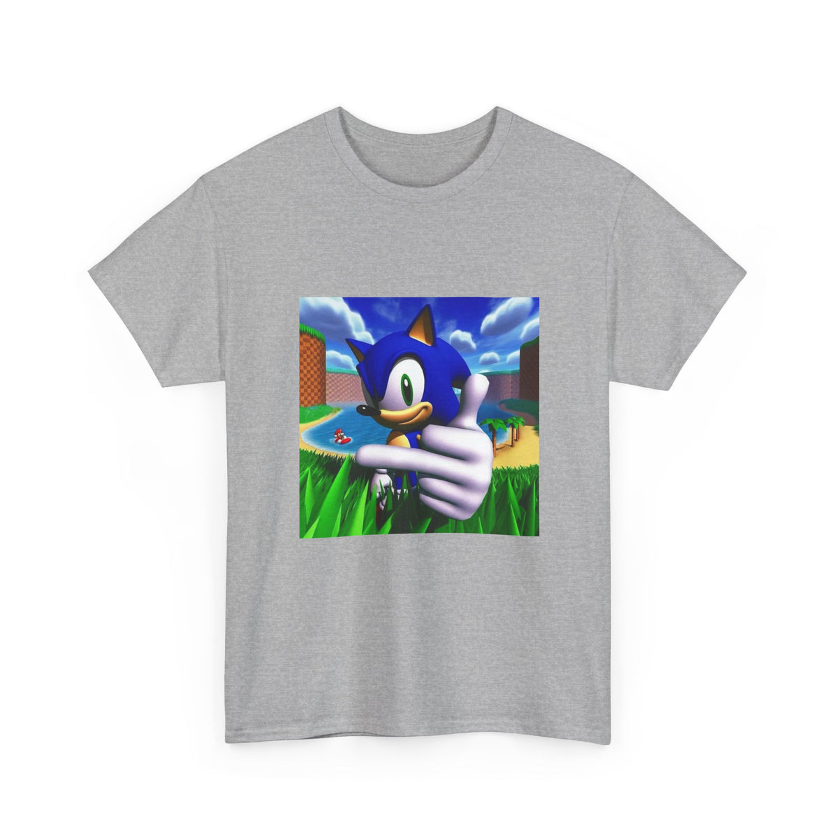 Sonic Giving Thumbs Up With Mario