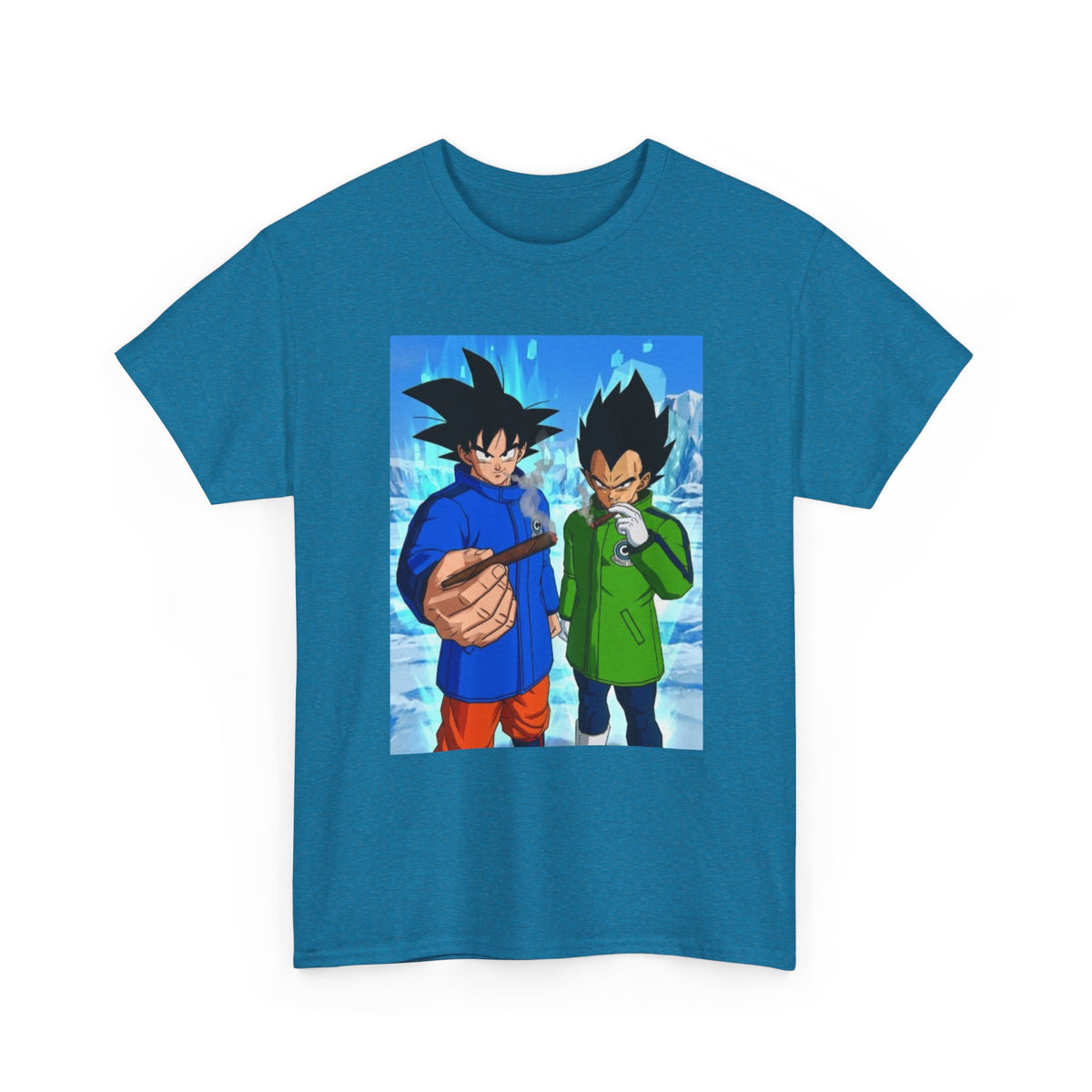Goku and Vegeta Chillin' On Ice