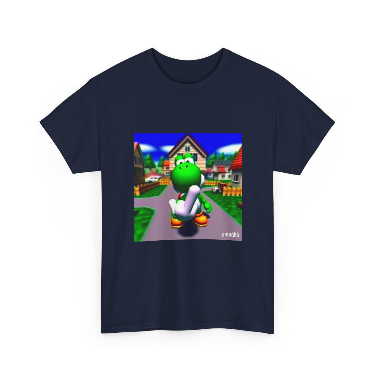 Yoshi Giving The Finger In Neighborhood Tee
