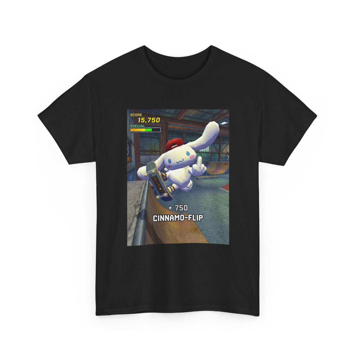 Cinnamoroll Shredding And Flipping You Off Tee
