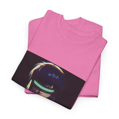 Cybernetic Major Motoko Kusanagi Glitch Art Tee