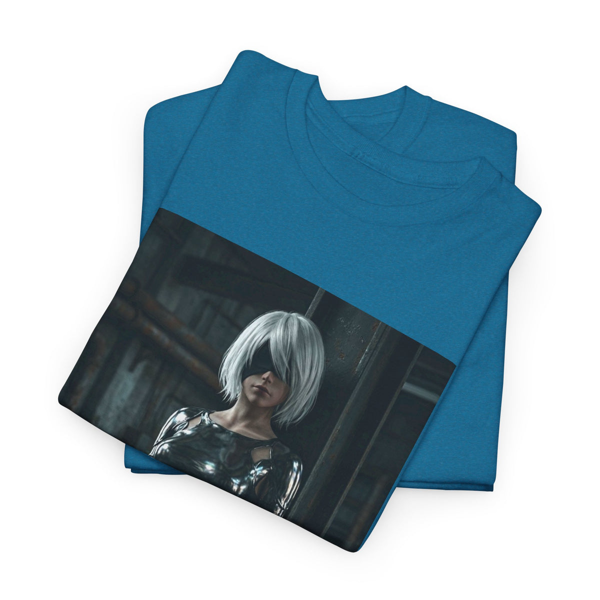 Chrome 2B Leaning In Industrial Scene