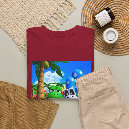 Yoshi And Dry Bones Flipping The Bird Tee (Design 6)